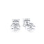 1.00ct White Cushion Cut Diamond Stud Earring