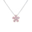 1.09ct Fancy Pink Pear Shape Diamond Necklace