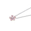 1.09ct Fancy Pink Pear Shape Diamond Necklace