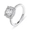 1.41ct Round Brillant Cut White Diamond Ring