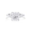 3.49ct Cushion Cut White Diamond Ring