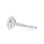 3.76ct Cushion Cut White Diamond Ring