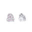 4.45CT Fancy Pink Mix Shape Diamond Earrings