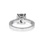 4.50ct Cushion Cut White Diamond Ring