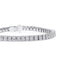 6.72ct White Emerald Cut Diamond Tennis Bracelet